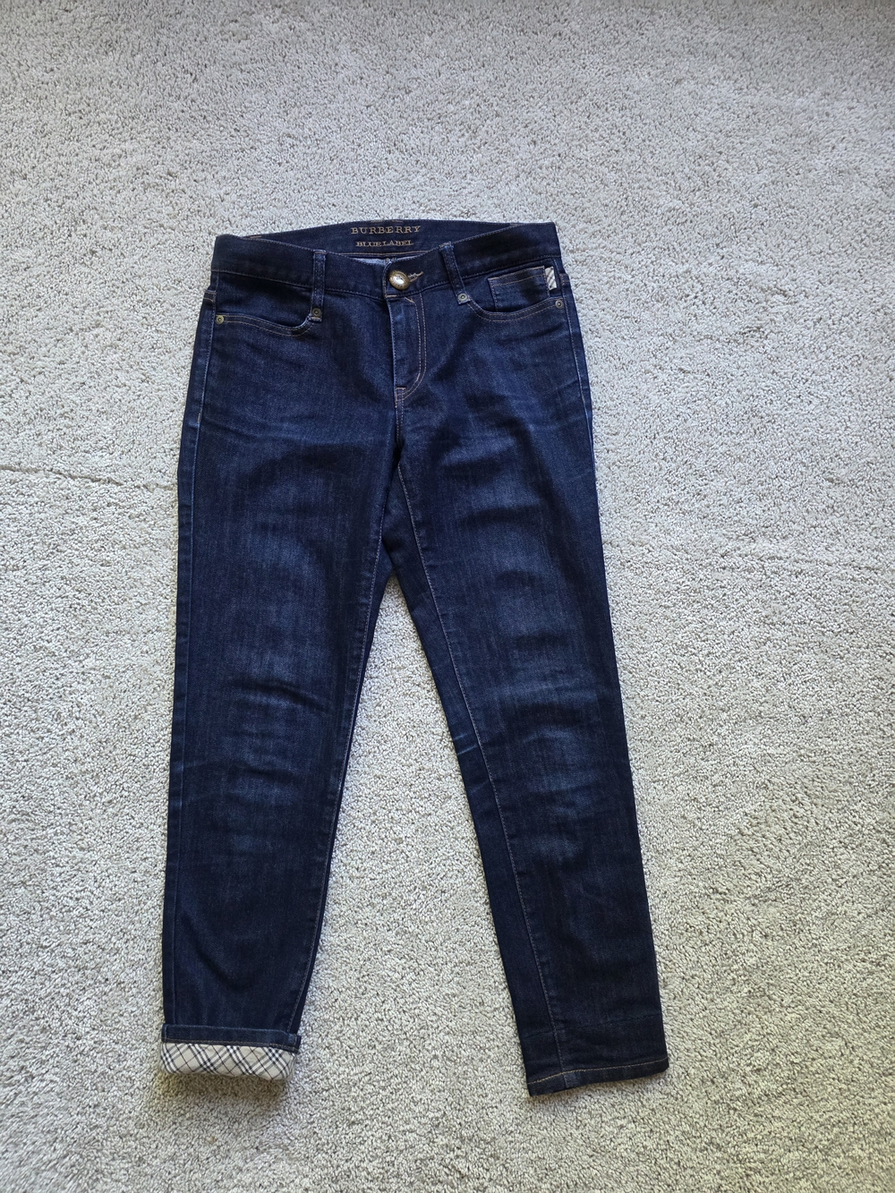Burberry Dark Blue Slim Women's Jeans